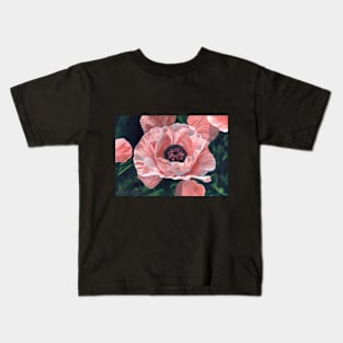 Pink poppies Kids T-Shirt